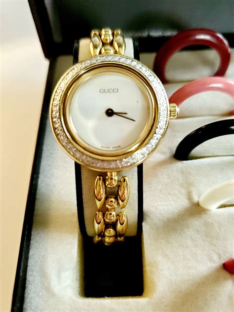 gucci vintage bracelet watch|gucci watches old models.